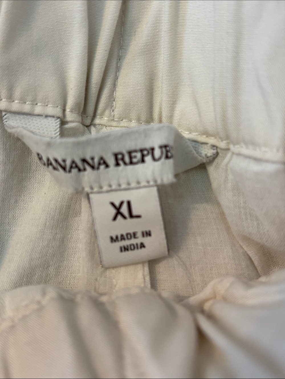 Banana Republic Pull On Wide-Leg Ankle Pants with Embroidered Poplin XL - Picture 5 of 8